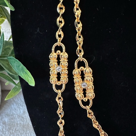 JBK Gold Paperclip Necklaces with Bracelet - Picture 3 of 7